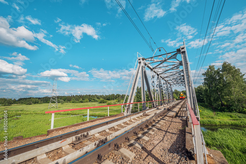 Fototapeta góra most wieś ziarno