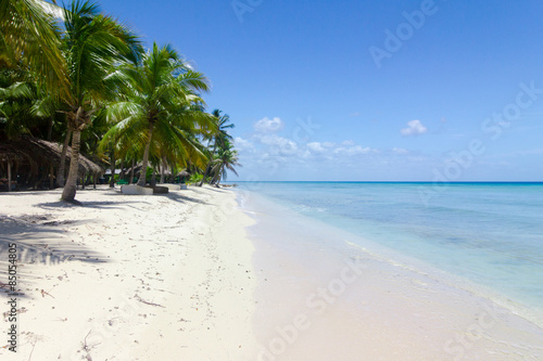 Naklejka morze krajobraz dominikana wyspa