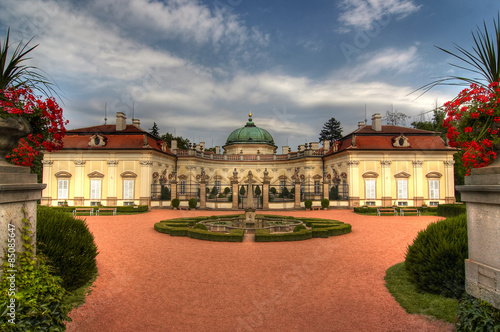 Naklejka wieża czeski pałac