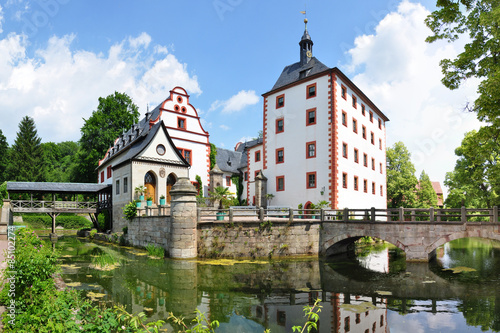 Obraz na płótnie zamek most fosa niemiecki