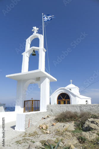 Fototapeta wyspa grecja stary kościół klasztor