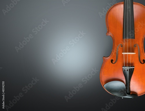 Naklejka ciało skrzypce muzyka prostota instrument muzyczny