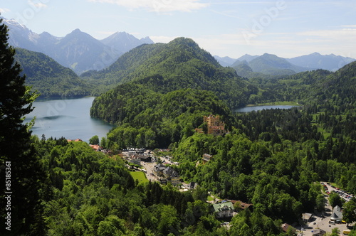 Naklejka niebo park pałac europa