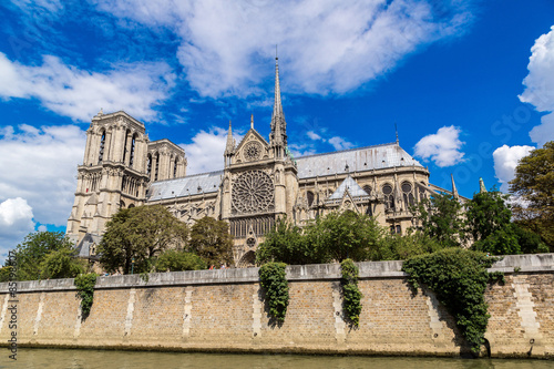 Fotoroleta europa woda architektura notre-dame most