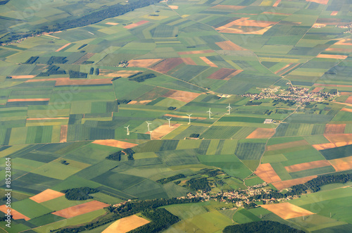 Naklejka rolnictwo pejzaż natura