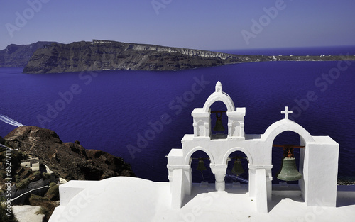 Naklejka grecja santorini wyspa