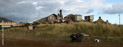 Fotoroleta Desolate sugar mill near Koloa, Kauai