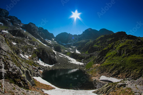 Fotoroleta góra tatry klif