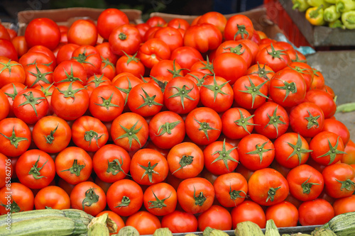 Naklejka warzywo pomidor owoc sklep spożywczy