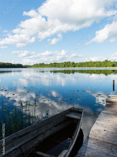 Fotoroleta południe lato woda trawa