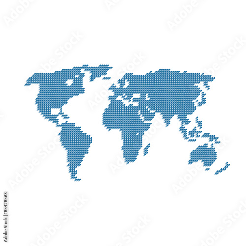 Fotoroleta kontynent geografia kropka