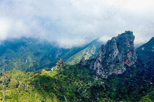 Naklejka widok szczyt natura