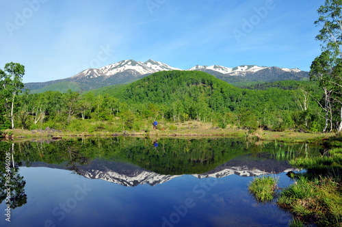 Fotoroleta krajobraz las góra azja highland