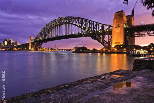 Obraz na płótnie most woda australia niebo wieża