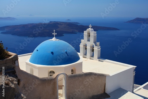 Fotoroleta grecja grecki kościół europa santorini