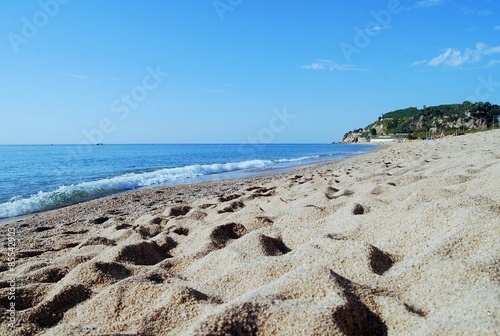 Naklejka hiszpania wybrzeże morze plaża