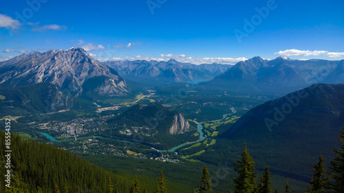 Plakat góra skalista banff