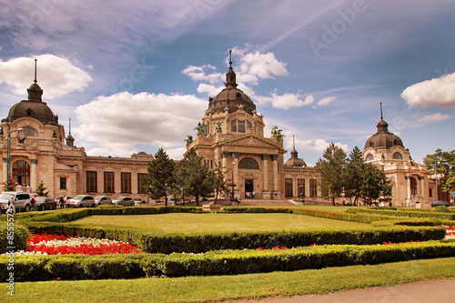 Obraz na płótnie europa lato kwiat architektura zdrowie