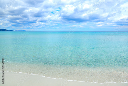 Naklejka brzeg niebo włochy góra plaża