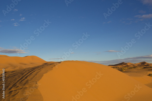 Obraz na płótnie erg chebbi sand dunes