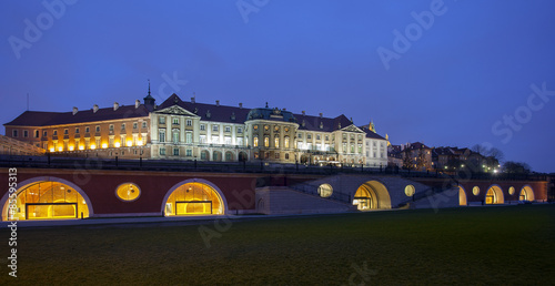 Fotoroleta zamek muzeum warszawa architektura