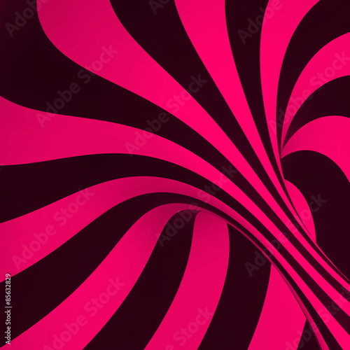 Plakat ruch wzór spirala fala 3D