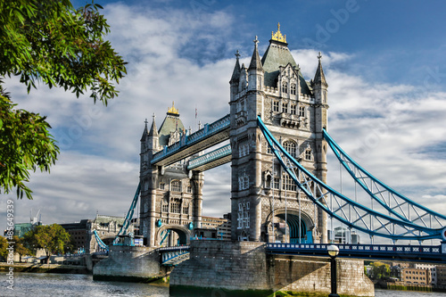 Fotoroleta niebo miejski tower bridge sztuka