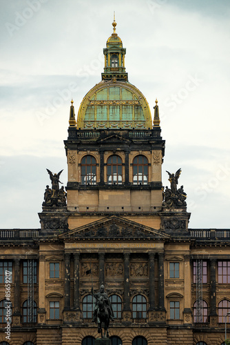 Fototapeta statua architektura praga muzeum