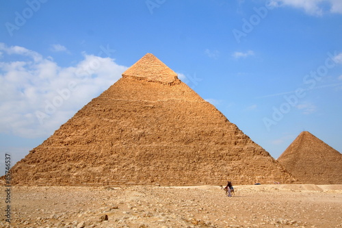 Plakat egipt niebo architektura antyczny