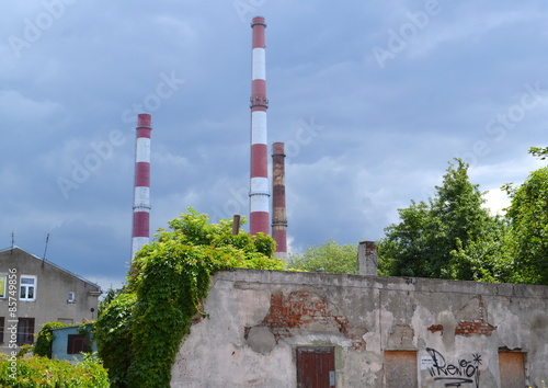 Naklejka łódź krajobraz polen