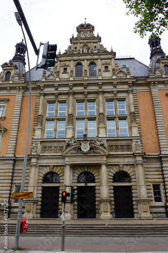 Plakat miasto sąd niemiecki klasycyzm danie