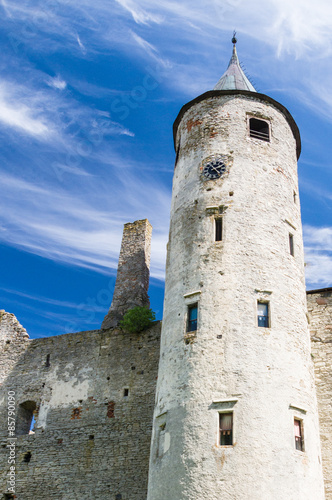 Fotoroleta The main tower of the Episcopal castle in Haapsalu, Estonia