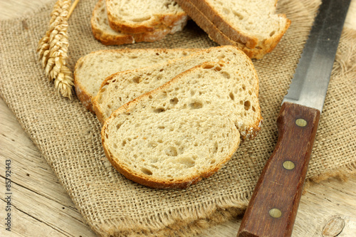 Fototapeta jedzenie kawałek kromka akcja chleb