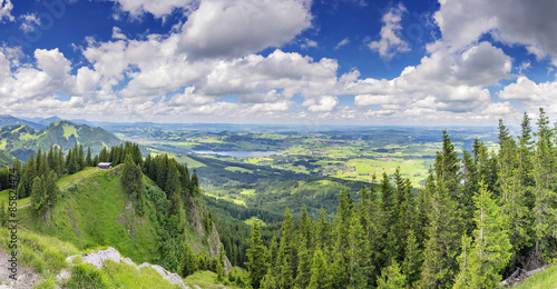 Plakat góra europa panorama widok