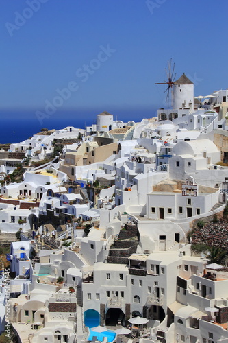 Fotoroleta kościół statek meteory niebo mykonos