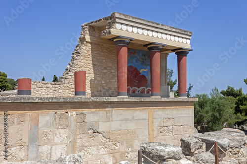 Naklejka świątynia obraz grecki