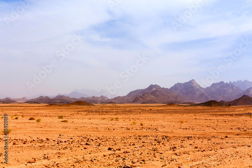 Obraz na płótnie Lifeless hot desert