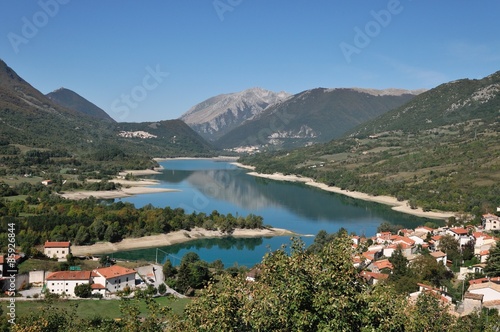 Naklejka niebo jezioro natura