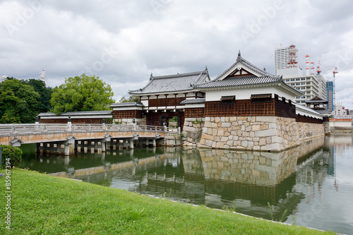 Fotoroleta zamek japonia most światowa spuścizna