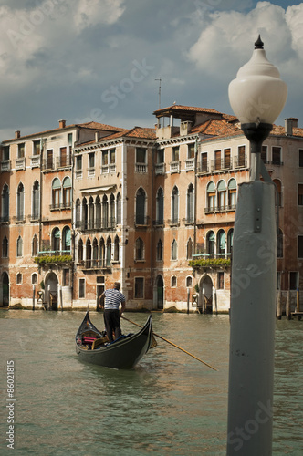 Obraz na płótnie europa łódź mężczyzna gondola