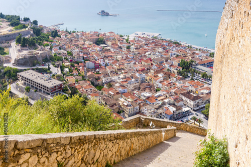 Fotoroleta wybrzeże morze miasto zatoka panoramiczny