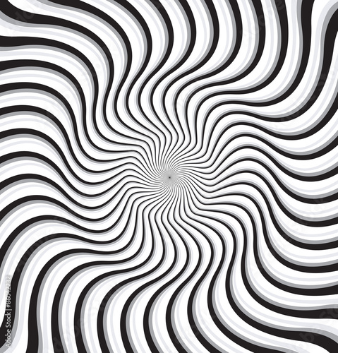 Naklejka wzór spirala sztuka