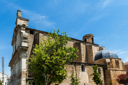 Fotoroleta kościół wieża kościelna architektura niebo miejscowość