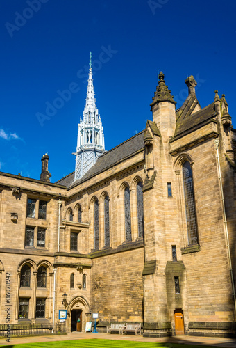 Plakat University of Glasgow Memorial Chapel - Scotland