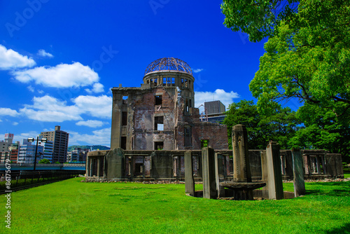 Fotoroleta japonia błękitne niebo lato