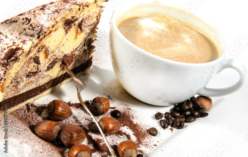 Fotoroleta latte macchiato czekolada świeży jedzenie