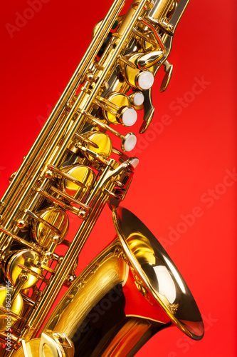 Naklejka piękny sztuka jazz dzwon muzyka