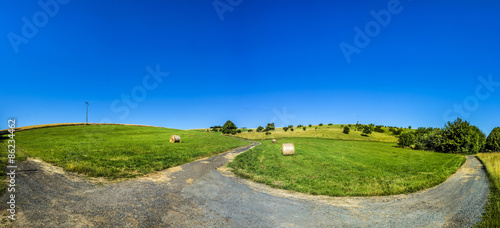 Naklejka natura łąka panorama