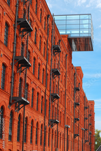 Fotoroleta miejski architektura piękny łódź stary