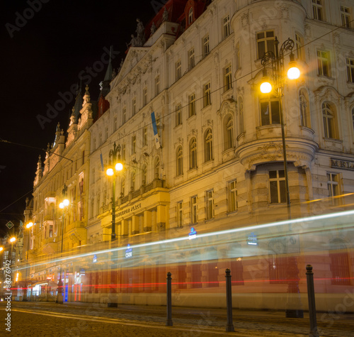 Plakat pałac czechy europa stary praga